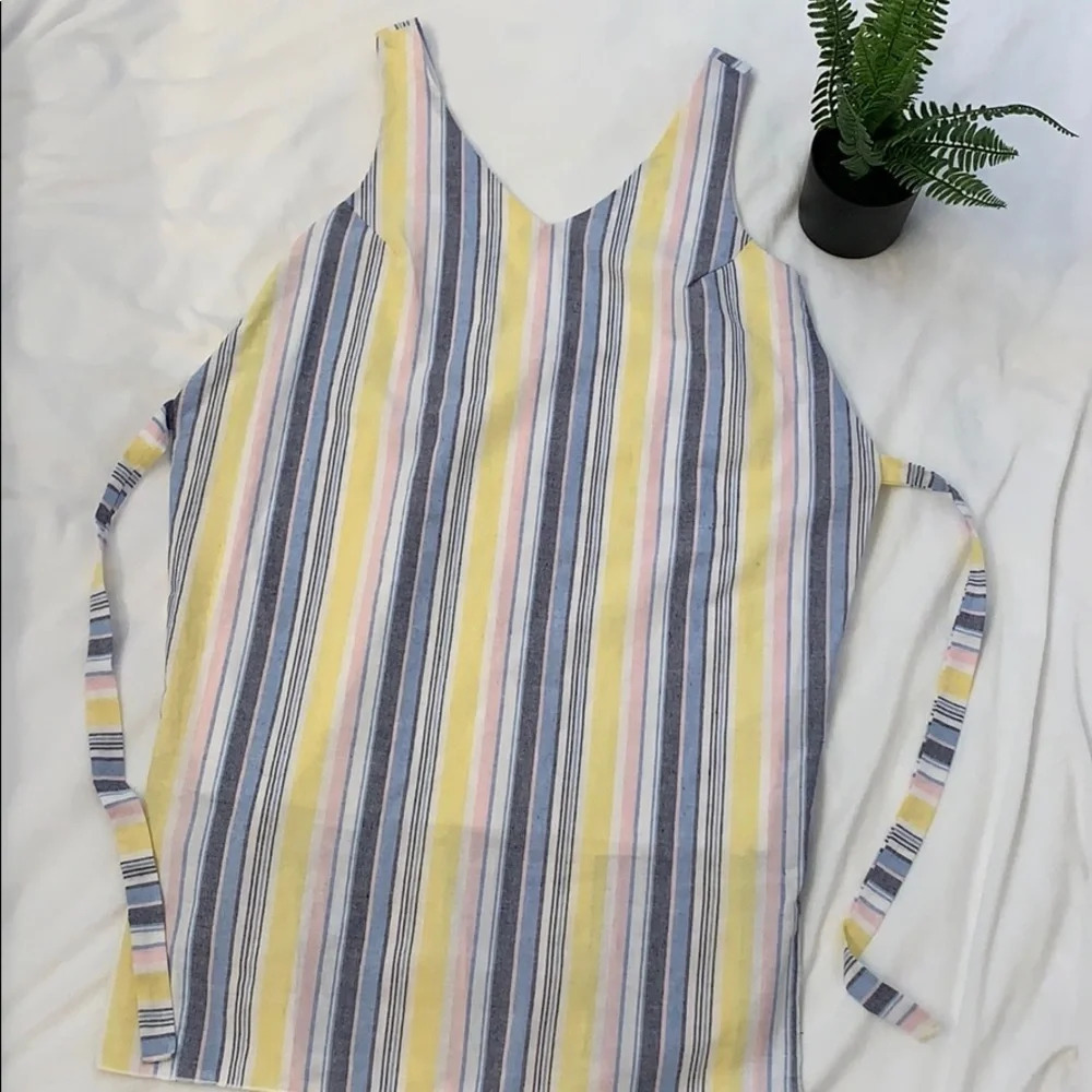 Blue Blush Striped Dress size Medium
